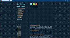 Desktop Screenshot of davincicodemovie.blogspot.com