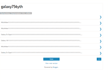 Tablet Screenshot of galaxy756yth.blogspot.com