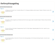 Tablet Screenshot of forsythiasagablog.blogspot.com