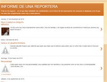 Tablet Screenshot of informedeunareportera.blogspot.com