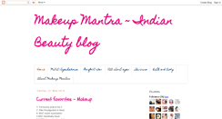 Desktop Screenshot of makeup-mantra.blogspot.com