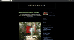 Desktop Screenshot of orisa-ni-ma-a-sin.blogspot.com