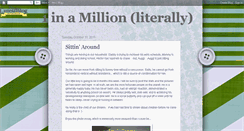 Desktop Screenshot of 1inamillionliterally.blogspot.com