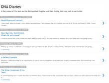 Tablet Screenshot of dnadiaries.blogspot.com