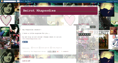 Desktop Screenshot of beirutrhapsodies.blogspot.com