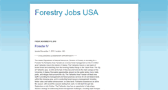 Desktop Screenshot of forestryjobsusa.blogspot.com