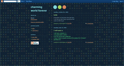 Desktop Screenshot of charmingworldforever.blogspot.com