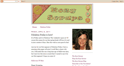 Desktop Screenshot of kozyscraps.blogspot.com