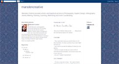Desktop Screenshot of marsdencreative.blogspot.com