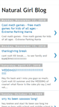 Mobile Screenshot of naturalgirlblog.blogspot.com