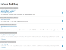Tablet Screenshot of naturalgirlblog.blogspot.com