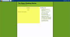 Desktop Screenshot of hippyclimbs.blogspot.com