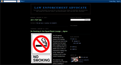 Desktop Screenshot of lawenforcementadvocate.blogspot.com