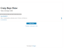 Tablet Screenshot of crazyboysshow.blogspot.com