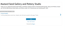 Tablet Screenshot of mustardseedgallery.blogspot.com