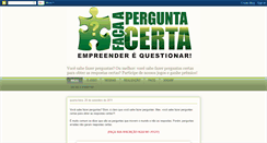 Desktop Screenshot of facaperguntacerta.blogspot.com