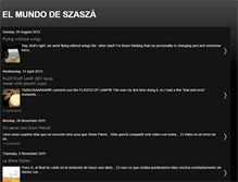 Tablet Screenshot of elmundodeszasza.blogspot.com