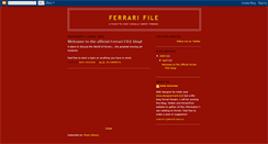 Desktop Screenshot of ferrarifile.blogspot.com