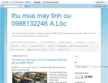 Tablet Screenshot of mayvitinhcu.blogspot.com