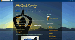 Desktop Screenshot of newyorkrunning.blogspot.com
