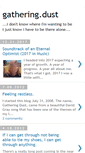Mobile Screenshot of gathering--dust.blogspot.com