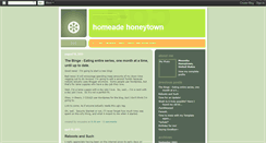 Desktop Screenshot of homeadehoneytown.blogspot.com