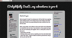 Desktop Screenshot of delightfullydual.blogspot.com