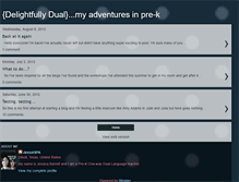 Tablet Screenshot of delightfullydual.blogspot.com