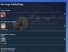 Tablet Screenshot of myrvangshobbyblogg.blogspot.com