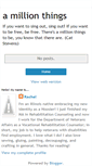 Mobile Screenshot of amillionthingstobe.blogspot.com