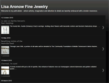 Tablet Screenshot of lisaaronow.blogspot.com