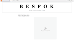 Desktop Screenshot of bespok.blogspot.com