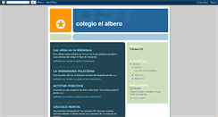 Desktop Screenshot of colegioelalbero.blogspot.com