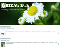 Tablet Screenshot of ghizasbook.blogspot.com