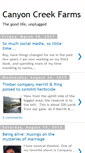 Mobile Screenshot of canyoncreekfarms.blogspot.com