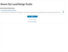 Tablet Screenshot of dreamoutlouddesignstudio.blogspot.com