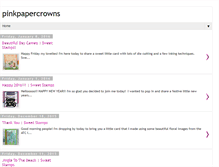 Tablet Screenshot of pinkpapercrowns.blogspot.com