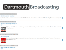 Tablet Screenshot of dartmouthbroadcasting.blogspot.com