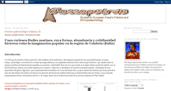 Desktop Screenshot of glossopetrae.blogspot.com