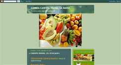 Desktop Screenshot of comidafilhasdamaria.blogspot.com