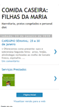 Mobile Screenshot of comidafilhasdamaria.blogspot.com