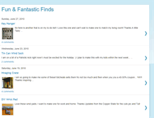 Tablet Screenshot of funandfantasticfinds.blogspot.com