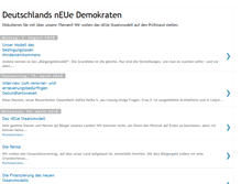 Tablet Screenshot of deutschlandsneuedemokraten.blogspot.com
