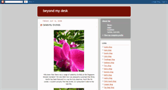 Desktop Screenshot of beyondmydesk.blogspot.com