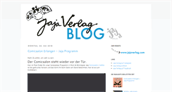 Desktop Screenshot of jajaverlag.blogspot.com