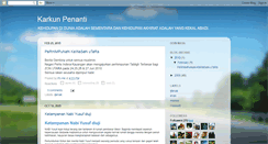 Desktop Screenshot of karkun-penanti.blogspot.com