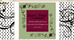 Desktop Screenshot of lisasvinylcreations.blogspot.com