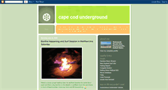 Desktop Screenshot of capecodunderground.blogspot.com