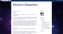 Desktop Screenshot of elevensdissection.blogspot.com