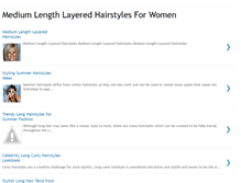 Tablet Screenshot of mediumlengthlayeredhairstyles.blogspot.com